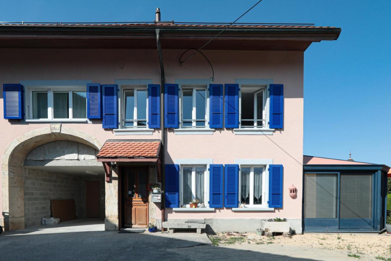 Ferienwohnung Les Volets Bleus Morges Exterior foto